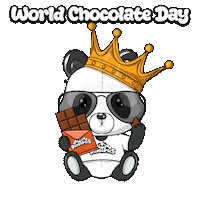 Chocolate Candy Sticker by PandaPals