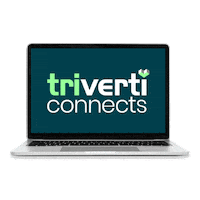 Sticker by triverti connects