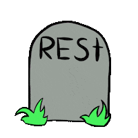 Sad Rest In Peace Sticker