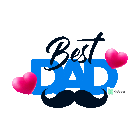 Fathers Day Love Sticker by Kidbea