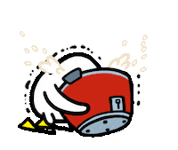 Eating Sticker