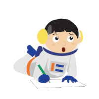 Look At This In Space Sticker by Eduwis Education