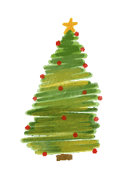 Christmas Tree Sticker by KIDO STUDIOWEAR