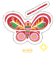 kidostudiowear autumn lantern mooncake fullmoon Sticker