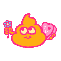 Flower Love Sticker by Tony Papesh