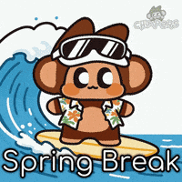 Happy Spring Break GIF by Chimpers