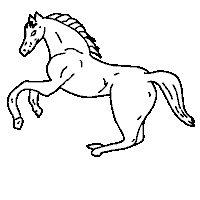 Horse Sticker by Digital Pratik