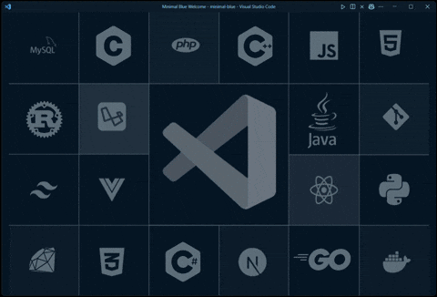 Minimal Blue Preview
