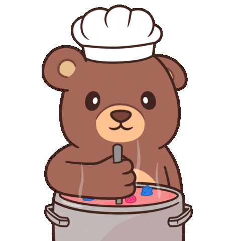 Chef Cooking Sticker by BEARISH