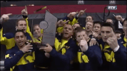 michigan men's gymnastics GIF by Michigan Athletics