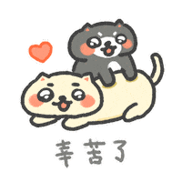 Cute Cat 辛苦了 Sticker