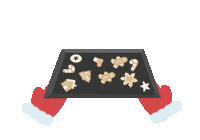 Merry Christmas Eating Sticker