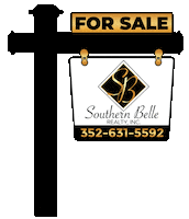 SouthernBelleRealty real estate realtor sign for sale Sticker