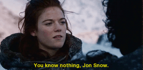 game of thrones you know nothing GIF