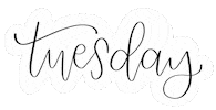 Days Of The Week Tuesday Sticker