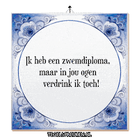 Spreuk Troost Sticker by Tegelspreuken.nl