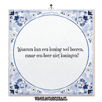 Humor Wijsheid Sticker by Tegelspreuken.nl