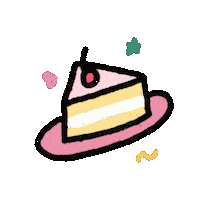 Eat Happy Birthday Sticker