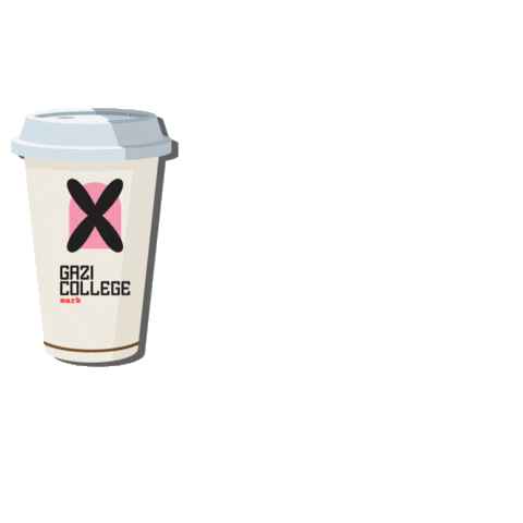gazicollege giphyupload coffee togo gazi Sticker