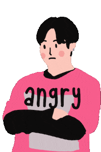 Angry Jk Sticker