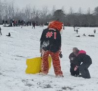 Snowboarding Snow Day GIF by Rawlings Tigers