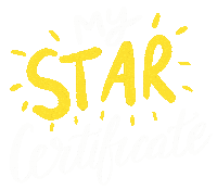 Twinkling Name A Star Sticker by Online Star Register