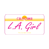Music Festival License Plate Sticker by L.A. Girl