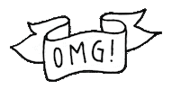 Oh My God What Sticker by By Sauts // Alex Sautter (formerly Pretty Whiskey)