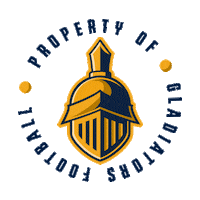 Nfl Gold Sticker by Gladiators Football