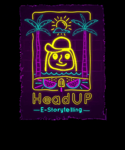 headup giphygifmaker swag goodvibes storytelling GIF