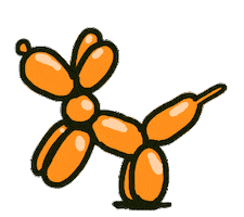 balloon animal STICKER by Studios Stickers