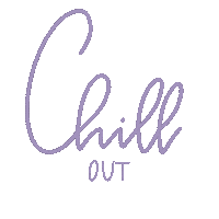 eirlyslettering chill relax calm chillout Sticker