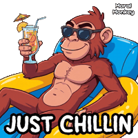 Summer Chilling Sticker by VeeFriends