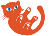 Cat Sticker by Mini Rodini