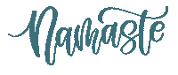 yoga namaste Sticker