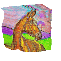 Art Horse Sticker