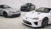 paddlup mercedes supercar lexus lfa GIF