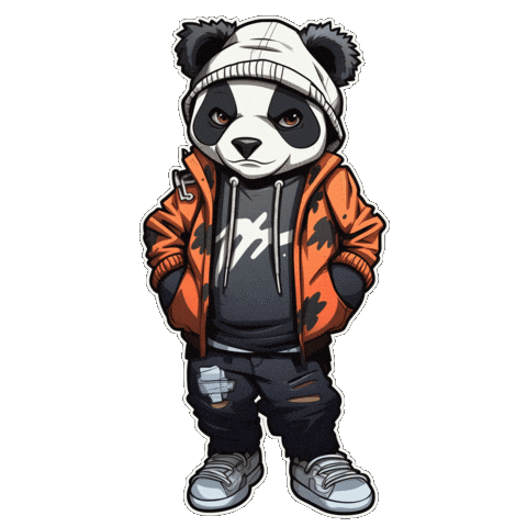 Panda Pandabear Sticker by hashtagvector