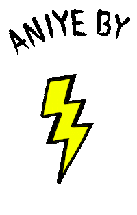 Lightning Fulmine Sticker by Aniye By