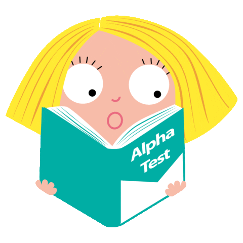 studio study Sticker by Alpha Test