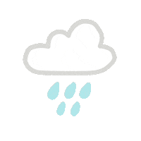 arttyemi sad rain clouds simple Sticker