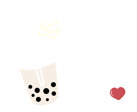 Dot Boba Sticker by DingteaOfficial