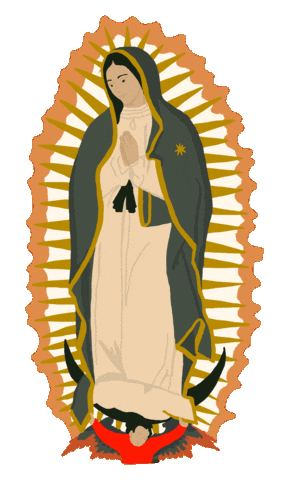 Mexico City Mary Sticker by Be A Heart