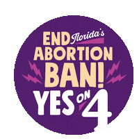 Women Abortion Sticker by Yes on 4 Florida