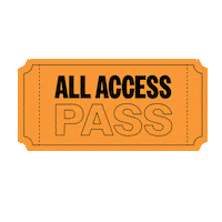 Orange Ticket Sticker by Zappos