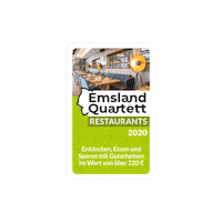 Emsland-Quartett essen sparen emsland spielen Sticker