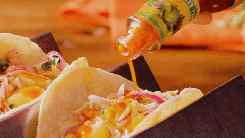 Hot Sauce Tacos GIF by Cholula Hot Sauce