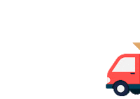 Delivery Truck Sticker by Bengala Spain