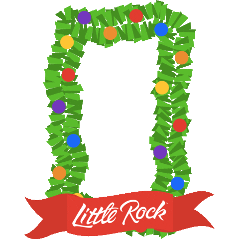 Little Rock Christmas Sticker by Little Rock, Arkansas