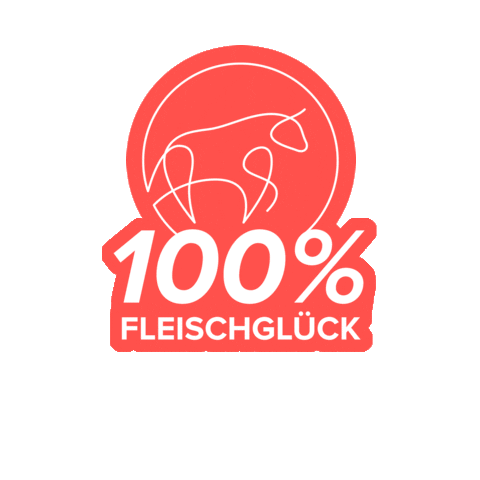 fleischglueck giphyupload 100 meat luck Sticker